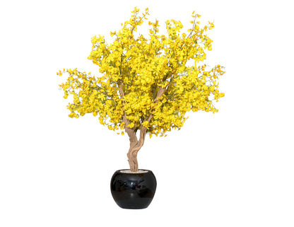 Sunburst Yellow Floral Tree